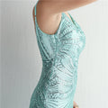 Women Strap Party Maxi Dress Sexy V Neck Evening Dress Celebrity Purple Sequin Dress Long Prom Formal Occasion  Dress