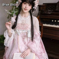 Olive Girl Flowing Sleeve Hanfu Dress for Ren Faire 2026 Garden Wedding Fairycore Photoshoot Everyday Wear S-L XS-3XL Plus Size Flowing Sleeve Dramatic Silhouette Romantic Cottagecore Garden Party Editorial Not Costume Chinese Heritage Fashion Women