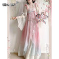 Olive Girl Red Embroidered Hanfu Dress for Ren Faire 2026 Garden Wedding Fairycore Photoshoot Everyday Wear S-L XS-3XL Plus Size Chinese Heritage Fashion Women