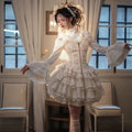 Olivegirl Lolita Dress Summer 2026 Rose JSK Embroidered Slimming Dress Lolita Lace Trim Birthday Party Cosplay