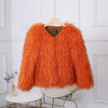 Fashion Luxury Cropped Faux Fur Coat Women's Winter 2025 Ins Hot Fluffy Short Faux Fur Jacket Street Style Warm Outwear