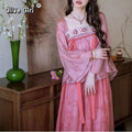 Olive Girl Romantic Jacquard Set for Ren Faire 2026 Garden Wedding Fairycore Photoshoot Everyday Wear Jacquard S-XL XS-3XL Plus Size Romantic Cottagecore Garden Party Editorial Not Costume Jacquard Set Chinese Set Chinese Heritage Fashion Women