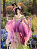 Olive Girl Multicolor Embroidered Hanfu Dress for Ren Faire 2026 Garden Wedding Fairycore Photoshoot Everyday Wear S-L XS-3XL Plus Size Chinese Heritage Fashion Women