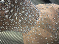 Luxury Women Sexy Strap Shining Rhinestones A-Line Mini Mesh Dress Cute Showgirl Performance Costumes TV Show Stage Wear