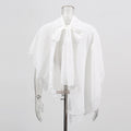 Solid Spliced Ruffles Loose Casual Blouses for Women O Neck Sleeveless Minimalist Shirts Female