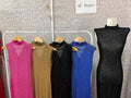 Fall Diamonds Hot Rhinestones O-neck Women Sleeveless Bodycon Long Dress Birthday Party Evening Prom Maxi Dresses