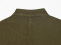 Green Napoleon Short Jeans Jacket Women's Chic Stand Collar Long Sleeve Zipper Crop Coat 2026 Lady Fall New Daily Street Outwear