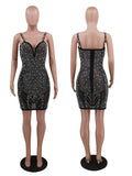 Sexy Pearl Beading Rhinestone Dress Women Luxury Nightclub Party Birthday Appliques Rhinestones Summer Dress Women 2025