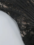 Sexy Lace See-through Patchwork Corset Dress Female Bodycon Elegant Party MIrrgualr Mini Dress Women Tube Top Dress New