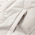Warm Stand Neck Cotton Long Coats Women Elegant Single Breasted Zipper Belt Lace Up Outwear Female Winter Chic High Streetwear