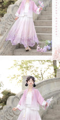 Olive Girl Purple Hanfu Dress Everyday Wear 2026 S-XL XS-3XL Plus Size Not Costume Hanfu Chinese Dress Traditional Chinese Clothing Chinese Heritage Fashion Women
