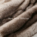 Iconic Girls Brand Fashion Maxi Faux Fur Coat Women Winter 2026 Thick Fluffy Fox Fur Jacket Chic Street Style Overcoats