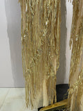 Sparkly Gold Rhinestones Sequins Fringe Jumpsuit Women Sexy Nightclub Party Birthday Outfit Show Singer Stage Perform Costume