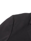 Solid Hollow Out Casual Irregular Blazers For Women Notched Collar Long Sleeve Spliced Button Temperament Blazer Female New
