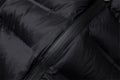 Women's stand-up collar pressure glue zipper Black splicing space cotton jacket jacket for women