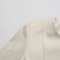 Apricot Pantsuits Womens Jacket Pants Matching Sets Elegant Single-Breasted Blazer Pant Suit Set Fashion 2 Pieces Outfit