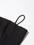 Colorblock Slimming Temperament Dresses for Women Round Neck Sleeveless Patchwork Zipper Tunic Dress Female Clothes