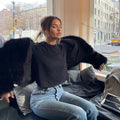 Street Fashion Shawl Collar Faux Fox Fur Coat Women 2024 Winter Cool Girls Black Short Fur Jacket Vintage Chic Overcoat