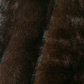 Women's Brown Faux Fur Cropped Jacket Fashion Stand Collar Single Breasted Pocket Casual Coat Lady 2026 Spring Chic Outerwear
