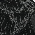 Black Sexy Rhinestone Party Dress for Women Elegant Glitter Diamonds Birthday Dresses Sheer Mesh High Split Prom Long Dress