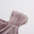 Elegant Ribbon Long Dress Women Solid Patchwork Sleeveless Backless Slim Maxi Dresses 2026 Spring Summer Party Robes Lady