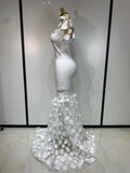 Women Elegant Sleeveless Bodycon Maxi Long Bandage Dress Sexy Evening Party Luxury Birthday Prom Dress Wedding Guest Gown