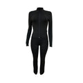 Fitness Women's Set Full Sleeve Jacket and Jogger Pants Suit  Autumn winter Active Two 2Piece Sets Outfits Tracksuit