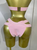 Women Sexy 2 Pieces Bodycon Bandage Swimsuit Celebrate Fashion Beach Swimwear Bikini Summer Style High Quality Wholesale