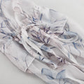 Elegant Printed Pleated Dress Summer Fashion Tie Patchwork Printed High Waist Dress Luxury Vintage Party Women Dresses