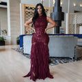 Sexy Sparkly Sequin Patchwork Bodycon Dresses for Woman Ruffle Tassel Dress Female Party Clubwear Long Birthday Outfits