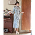 Olivegirl Spring Jacquard Rose Qipao Dress Women 2026 High End Improvement for Young Girls Cheongsam Dress