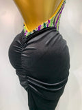 Sparkly Rhinestone Velvet Maxi Long Dress For Woman Sexy Backless Luxury Birthday Dress Evening Party Nightclub Stage Costume