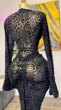 Fall Women Long Sleeve Stacked Mesh See Though with Lining Bodycon Long Dress Evening Birthday Sexy Party Dresses