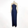 New Fashion Women Sexy Halter Off the Shoulder Tassel Bodycon Long Bandage Dress Celebrate Evening Party Nightclub Wear