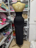 New In-Stock Halter, Backless, Tight Bandage, Long Dress, Available In Three Colors For Women's Dress And Evening Gown