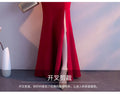 Red Traditional Chinese Style Bride Wedding Dresses Embroidery Cheongsam Gown Robe Party Evening Dress Marry Vestido