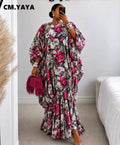Women Long Sleeve Strapless Big Swing Maxi Dress 2026 Fall Winter Street Education Party Sweet Night Beach Long Dresses