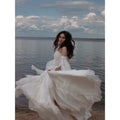 Customized Detachable Sleeves Ball Gown Prom Dress Tiered Ruffle Lace Embroidery vestidos de noche Evening Dresses 2026