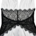 Sexy Halter Spliced Lace Hollow Dress for Women V Neck Tunic Backless Sexy Hot Girl Hit Color Mini Dresses Female