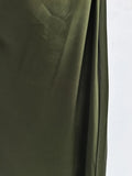 Solid Slimming Dresses for Women Slanted Collar Sleeveless High Waist Temperament Dress Female Fashion