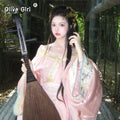 Olive Girl Yellow Hanfu Dress 2026 S-XL XS-3XL Plus Size Hanfu Chinese Dress Traditional Chinese Clothing Chinese Heritage Fashion Women