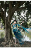 Hanfu Women's Fashion Waist Length Ru Skirt Tattered Sleeves Hanfu Dunhuang Exotic Style Han Elements Improve National Style