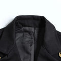 Chic Spliced Metal Pin Slimming Blazer for Women Notched Collar Long Sleeve Patchwork Mesh Hollow Out Fashion Jacket Female