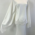 White Temperament Dress Two-Piece Set 2026 Autumn New Women'S Cape Top Long Skirt Lace Set Suit