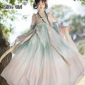 Olive Girl Green Hanfu Dress 2026 S-XL XS-3XL Plus Size Hanfu Chinese Dress Traditional Chinese Clothing Chinese Heritage Fashion Women