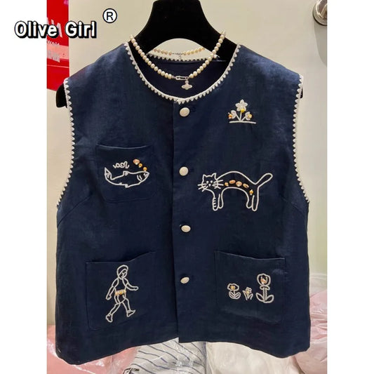 Olive Girl Blue Romantic Dress for Ren Faire 2026 Garden Wedding Fairycore Photoshoot Everyday Wear M-XXL XS-3XL Plus Size Romantic Cottagecore Garden Party Editorial Not Costume Dress Chinese Heritage Fashion Women