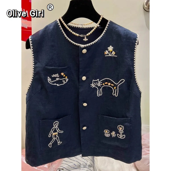 Olive Girl Blue Romantic Dress for Ren Faire 2026 Garden Wedding Fairycore Photoshoot Everyday Wear M-XXL XS-3XL Plus Size Romantic Cottagecore Garden Party Editorial Not Costume Dress Chinese Heritage Fashion Women