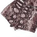 Snake Print Romper Hollow Out Jumpsuit Woman Playsuit Birthday One Piece Corset Combinaison Short Femme Night Club Outfits