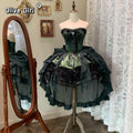 Olivegirl Elegant High-end Lolita Vintage Dress 2026 Summer Women Slim Sweet Bow Lace Evening Dress Ball Gown Princess Dress