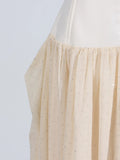 Sexy Evening Tunic Spliced Buttons Dress for Women V Neck Sleeveless High Waist Patchwork Folds Temperament Dresses Female